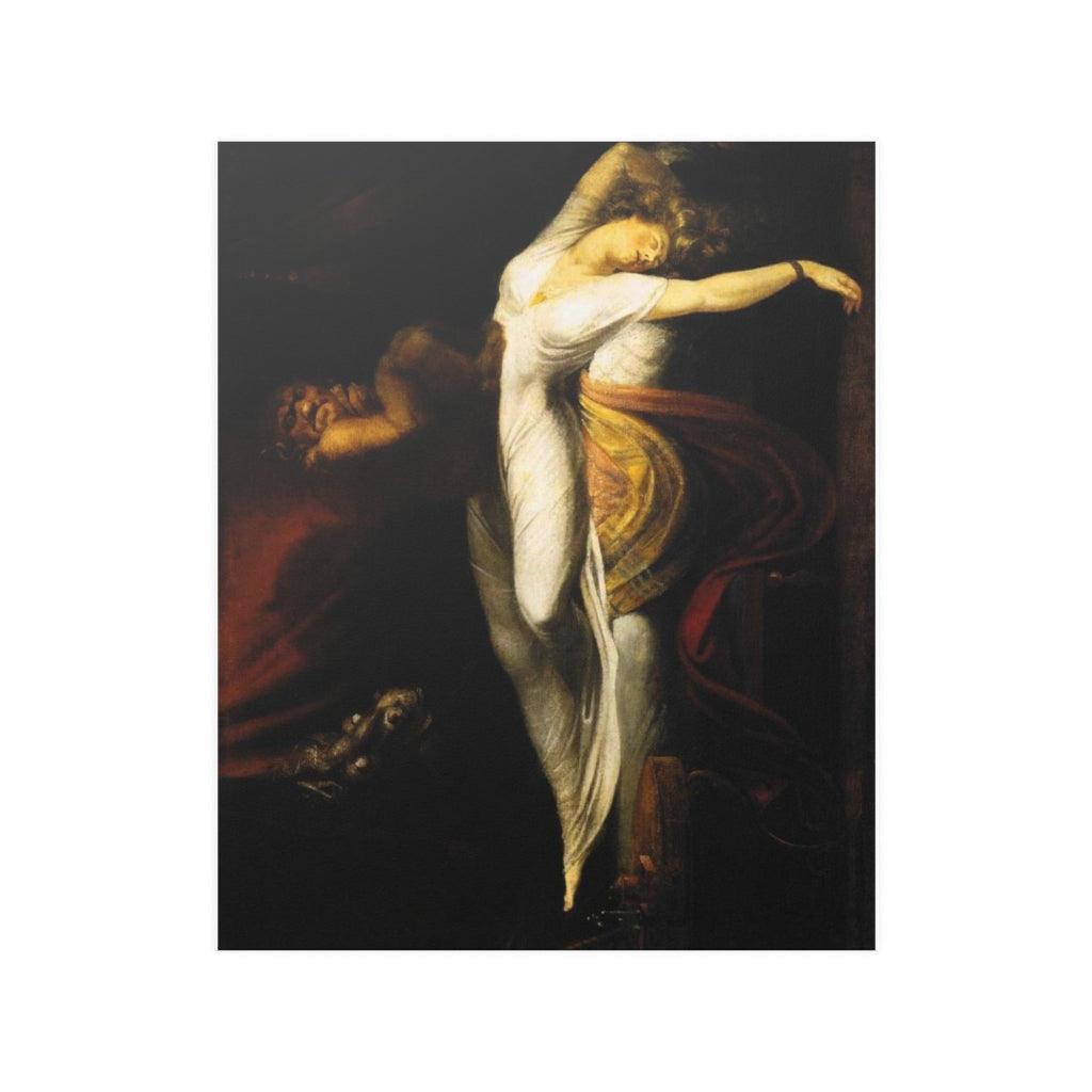 The Nightmare Painting By Henry Fuseli And Thomas Burke Print Poster - Art Unlimited