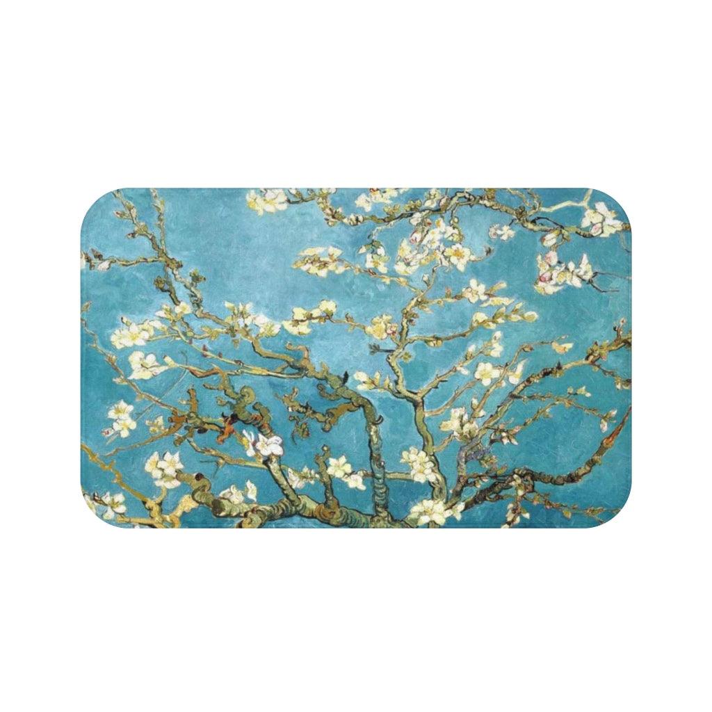 Vincent Van Gogh Almond Blossoms Bath Mat - Art Unlimited