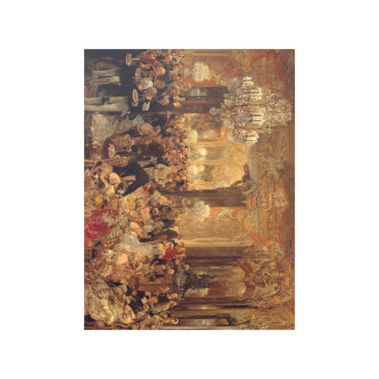 Adolph Menzel - The Dinner At The Ball 1878 Print Poster - Art Unlimited