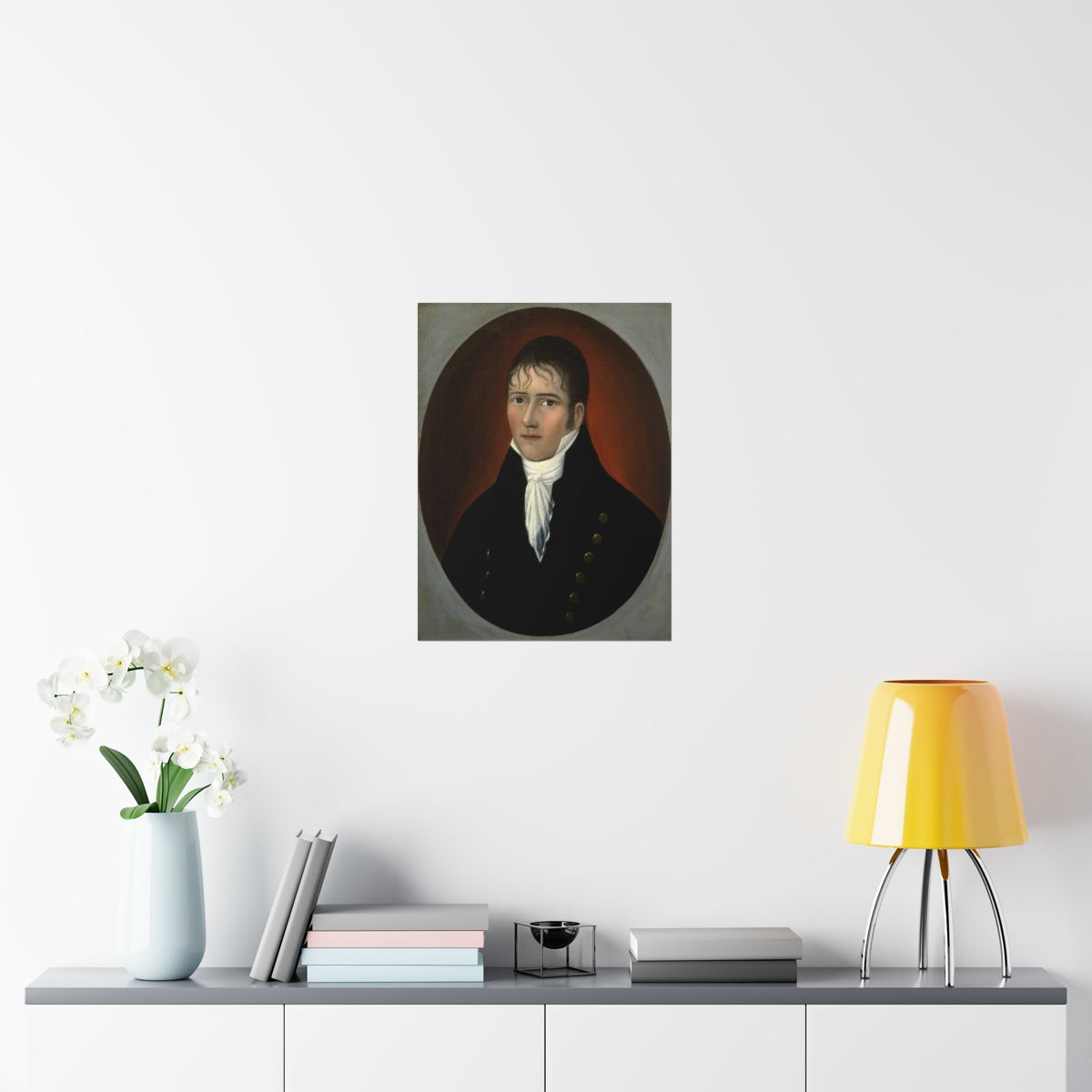 Joshua Johnson - Portrait Of Sea Captain John Murphy Print Poster