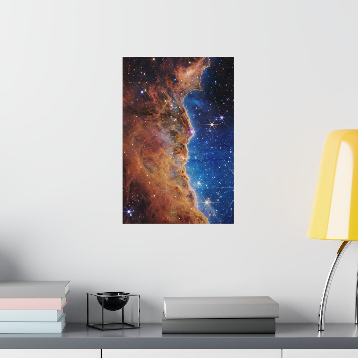 Carina Nebula Deep Field - James Webb Space Telescope Print Poster