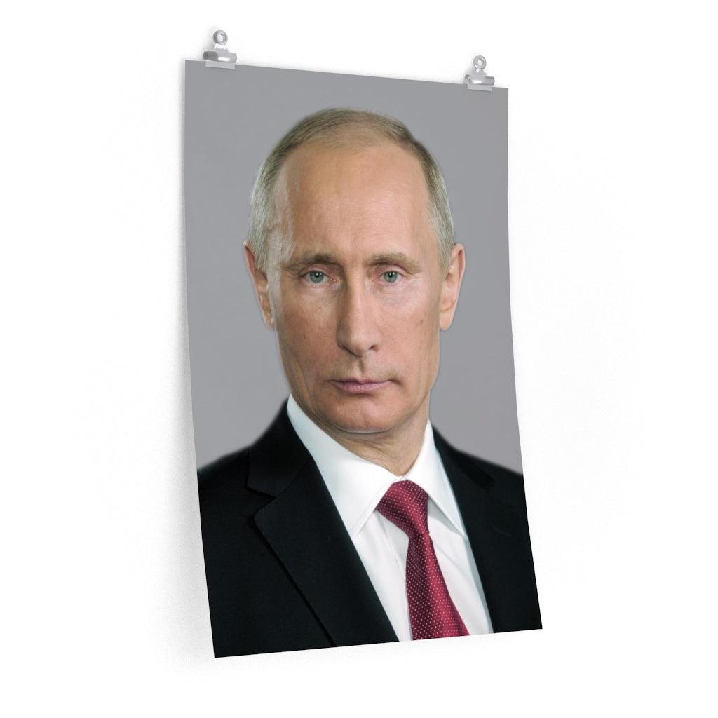 Vladimir Putin Portrait Print Poster - Art Unlimited