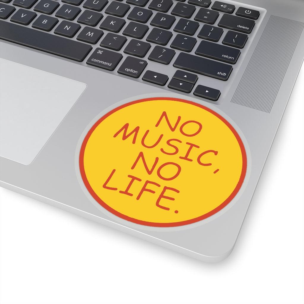 No Music No Life Sticker - Art Unlimited