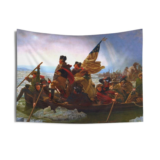 Washington Crossing The Delaware Emanuel Leutze Wall Tapestry - Art Unlimited