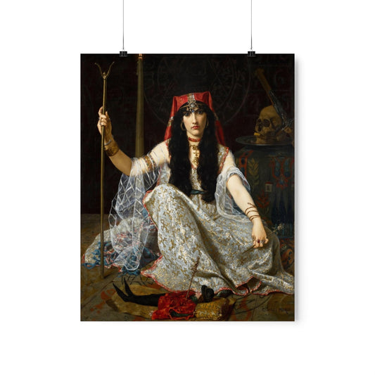 The Sorceress - L Envouteuse Witch Gothic Print Poster