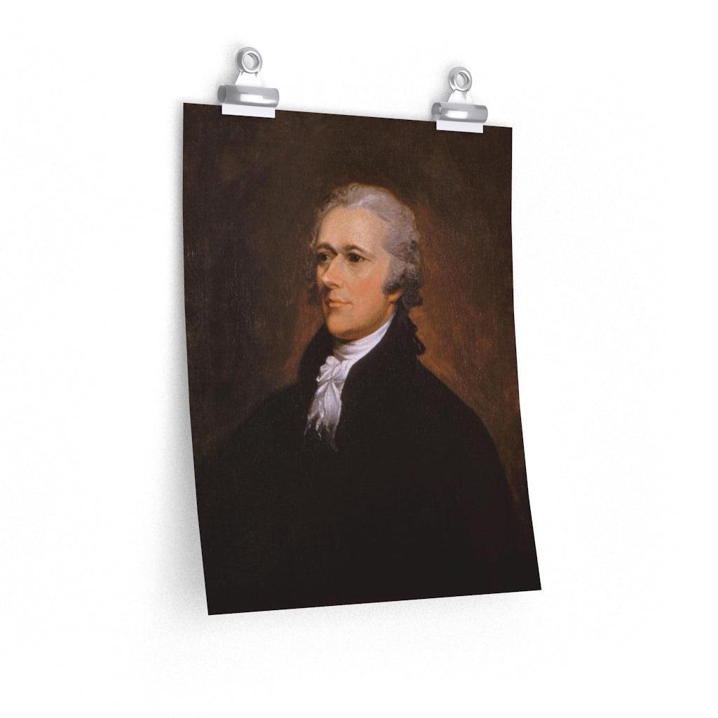 Alexander Hamilton Portrait Print Poster - Art Unlimited