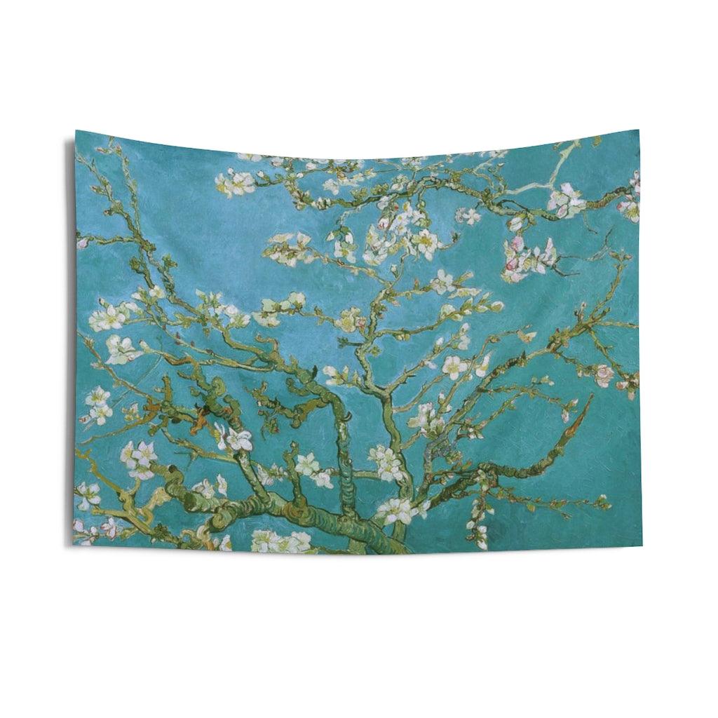 Almond Blossoms 36X26 Wall Tapestry - Art Unlimited