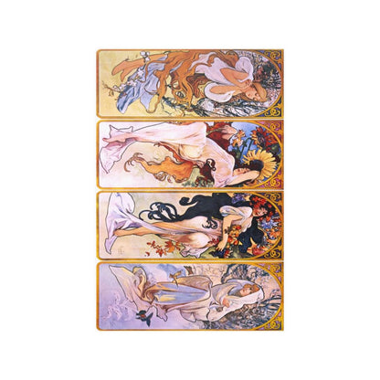 Alphonse Mucha - Four Seasons Print Poster - Art Unlimited