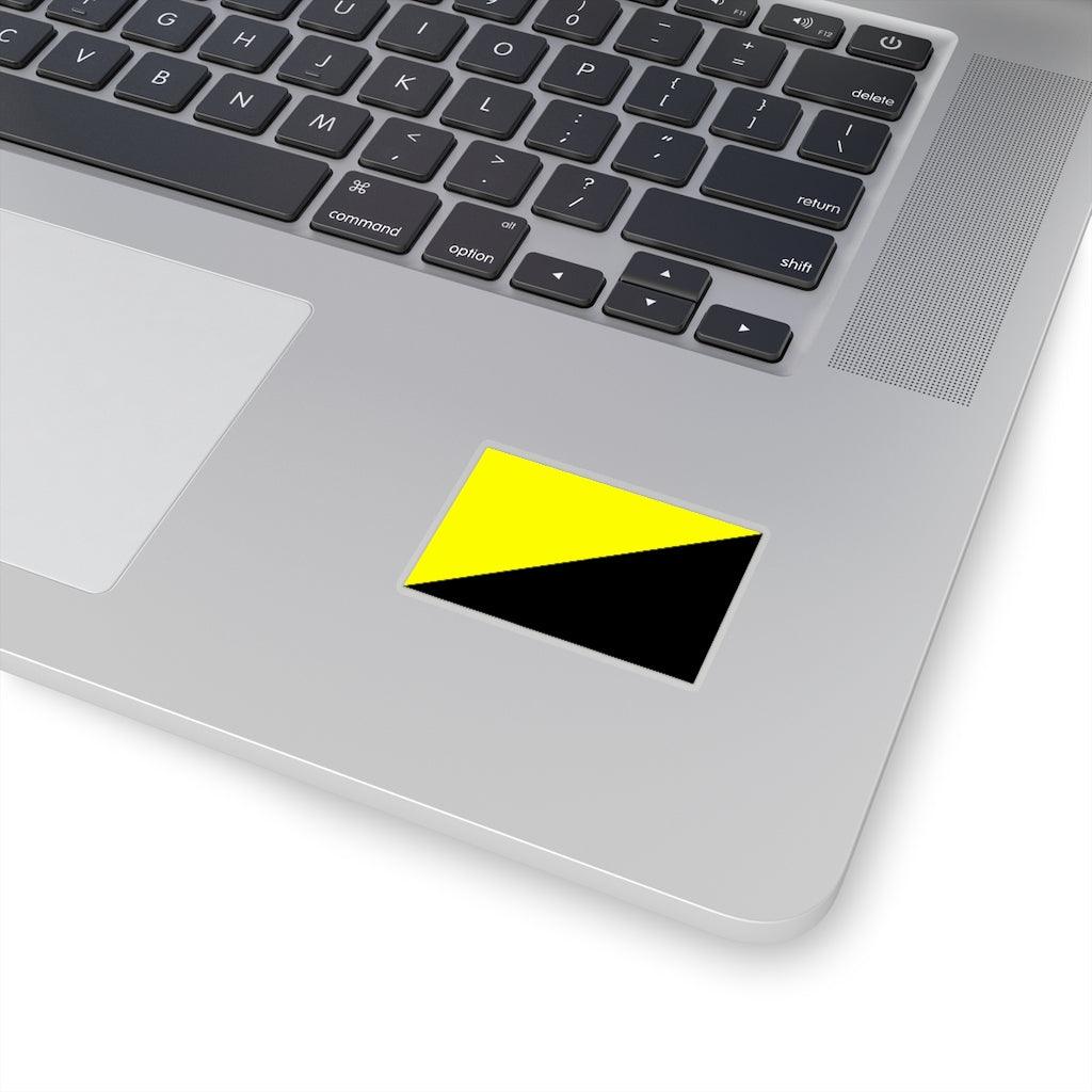 Anarcho Capitalist Ancap Voluntaryist Flag Sticker - Art Unlimited