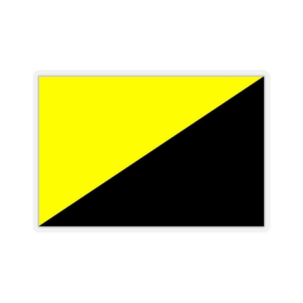 Anarcho Capitalist Ancap Voluntaryist Flag Sticker - Art Unlimited