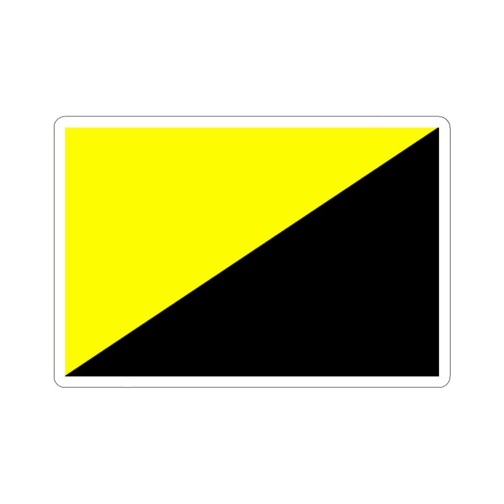 Anarcho Capitalist Ancap Voluntaryist Flag Sticker - Art Unlimited