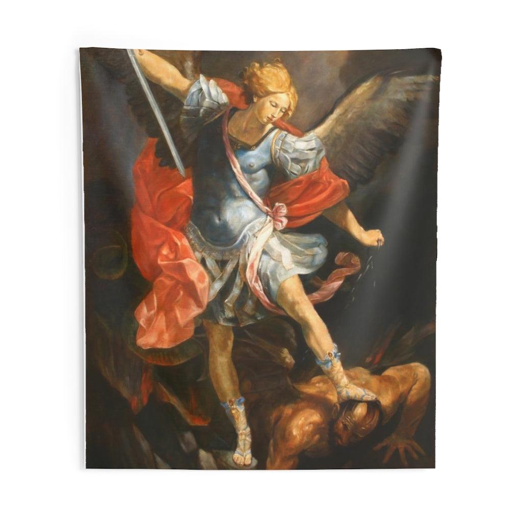 Archangel Michael Wall Tapestry - Art Unlimited