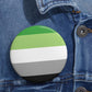 Aromantic Pride Flag Pin Button - Art Unlimited