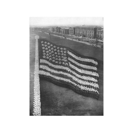 Arthur Mole - Living Photo - American Flag Print Poster - Art Unlimited