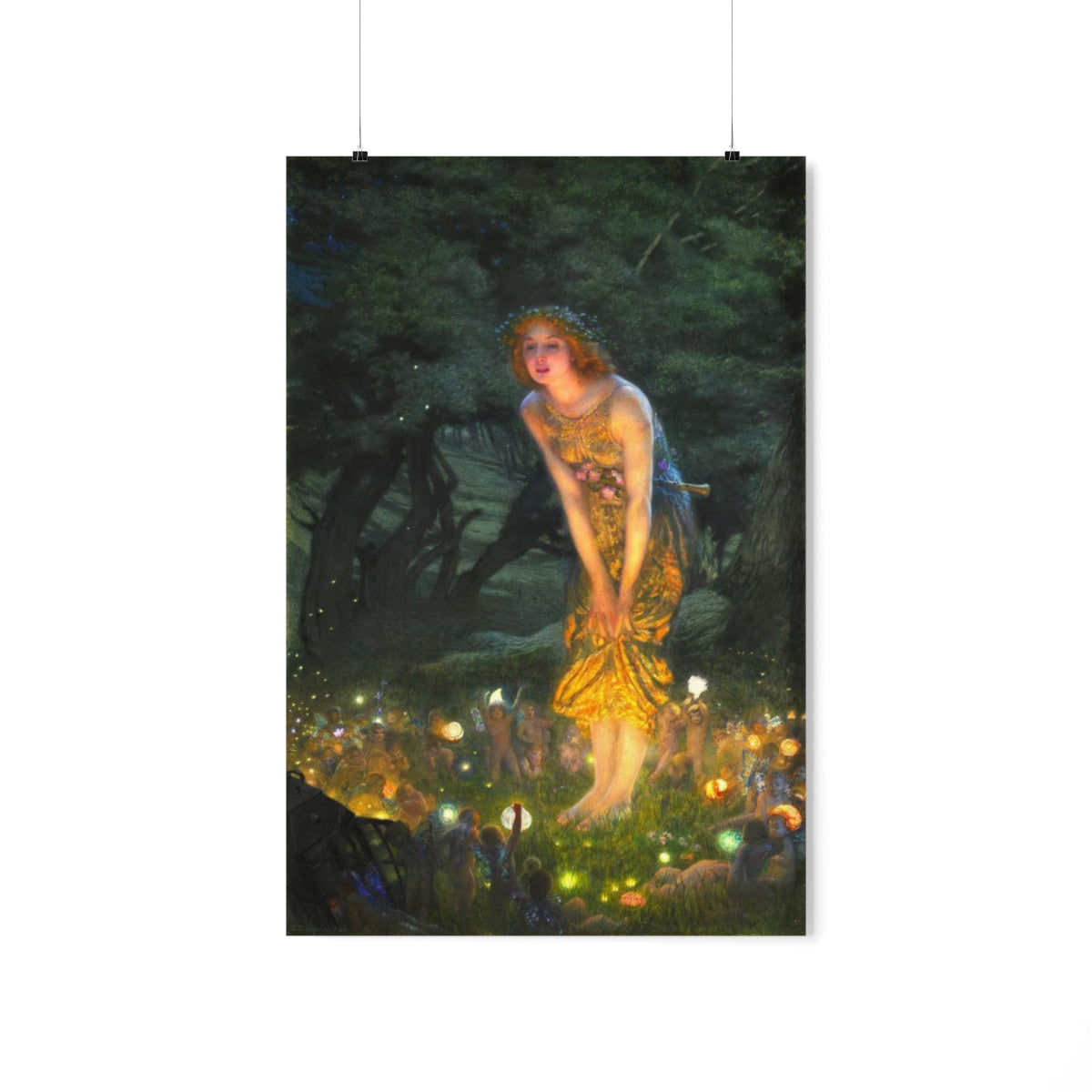 Midsummer Eve Edward Robert Hughes 1908 Print Poster