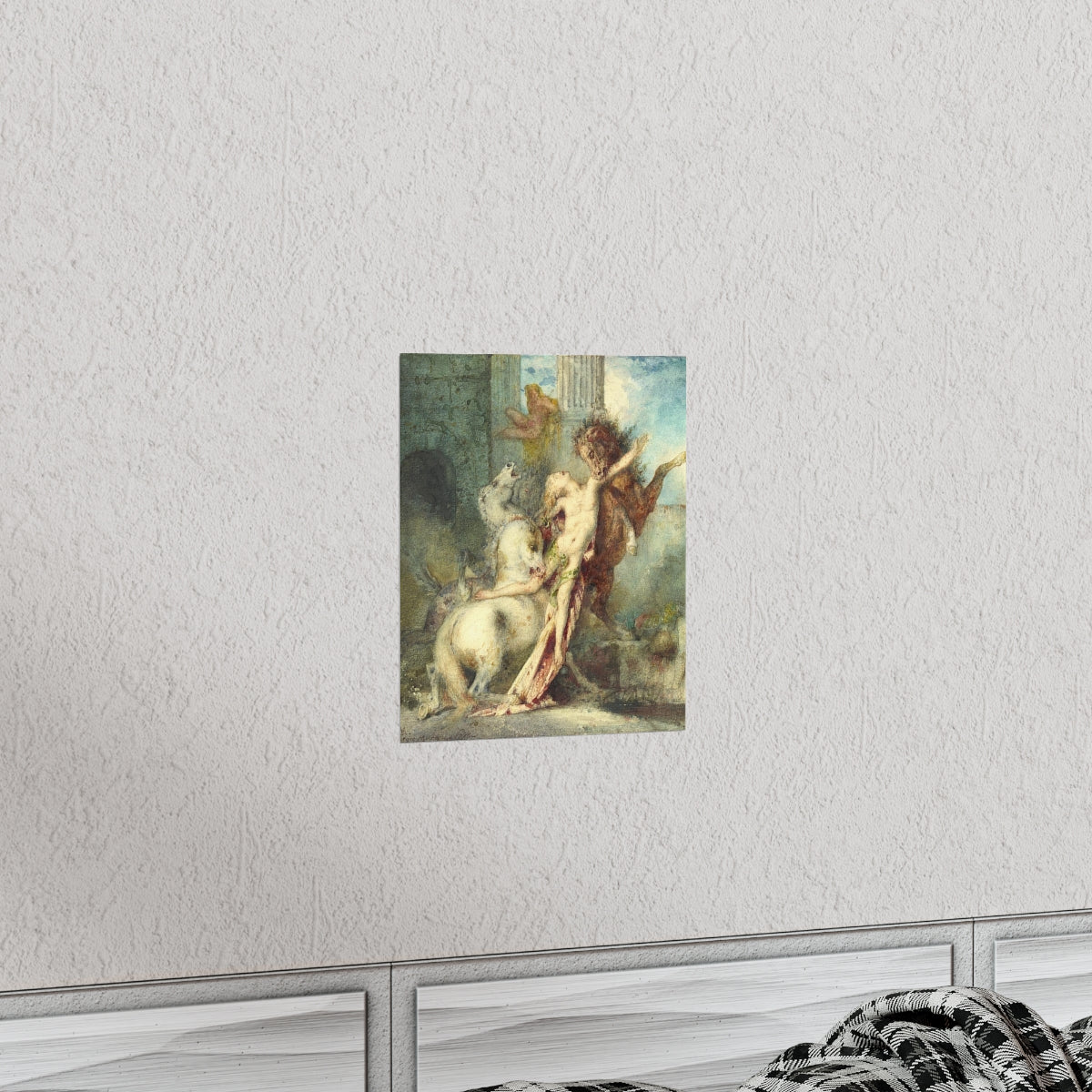 Diomedes Devoured By Horses - Gustave Moreau Print Poster