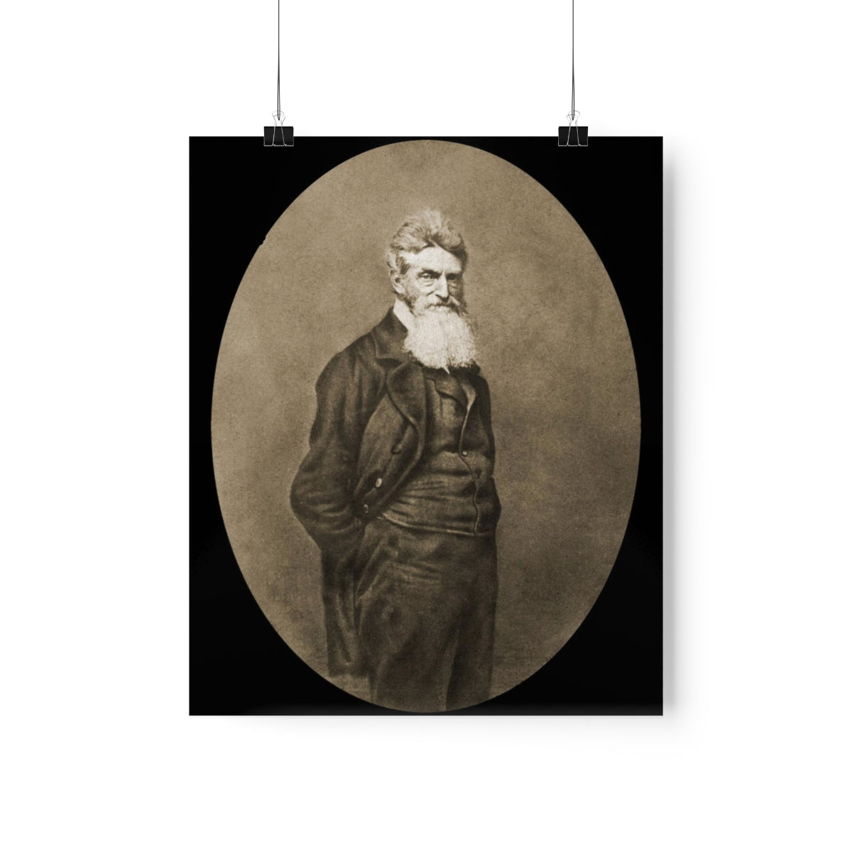 Portrait Of John Brown 1859 Print Poster