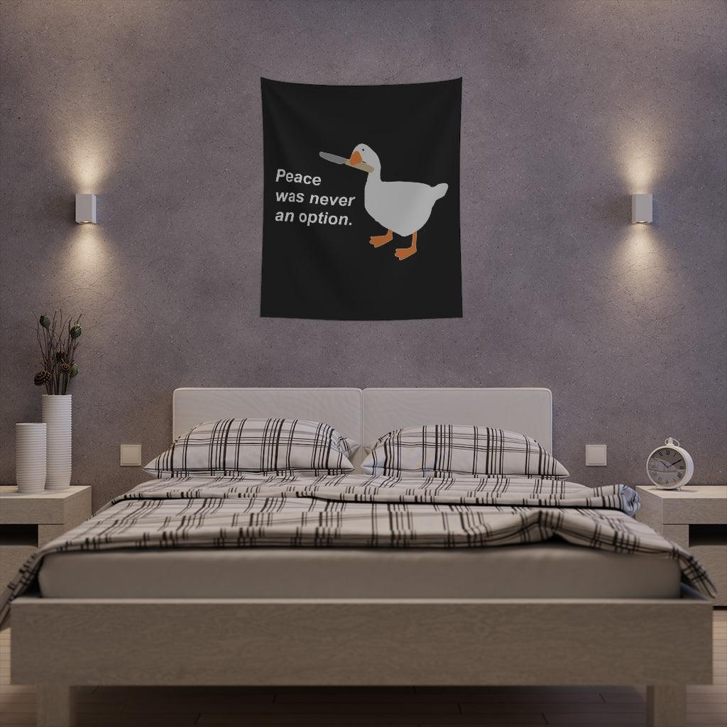 Peace Was Never An Option Wall Tapestry - Art Unlimited