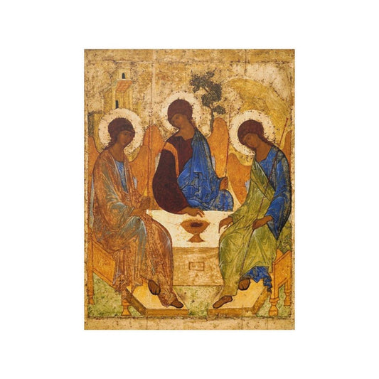 The Holy Trinity By Andrei Rublev Print Poster - Art Unlimited