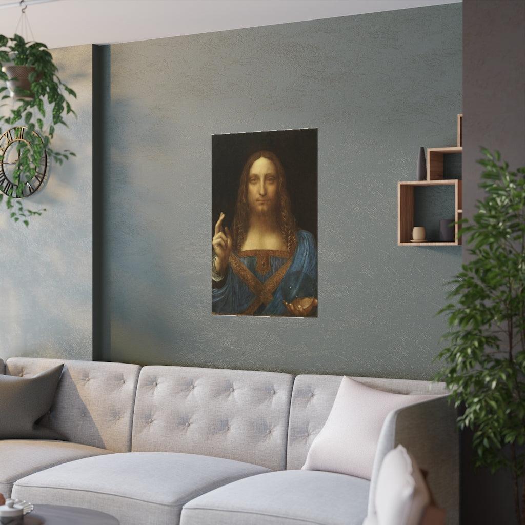 Salvator Mundi Leonardo Da Vinci Restored Print Poster - Art Unlimited