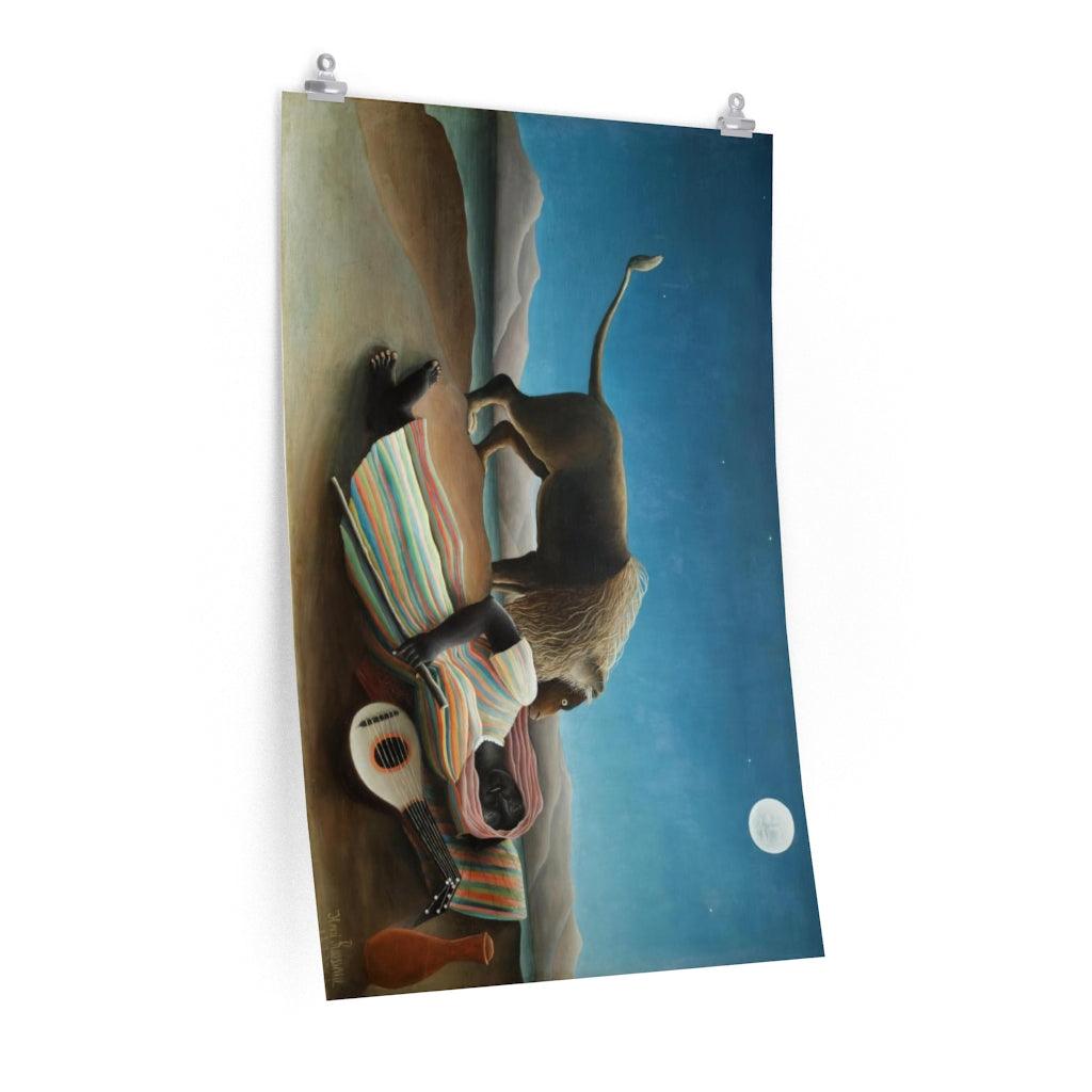 The Sleeping Gypsy - Henri Rousseau Print Poster - Art Unlimited