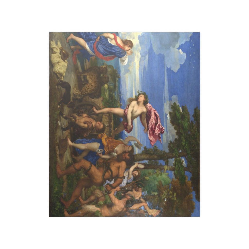 Bacchus And Ariadne By Titian Print Poster - Art Unlimited