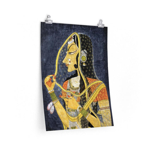 Bani Thani Kishangarh Miniature Print Poster - Art Unlimited