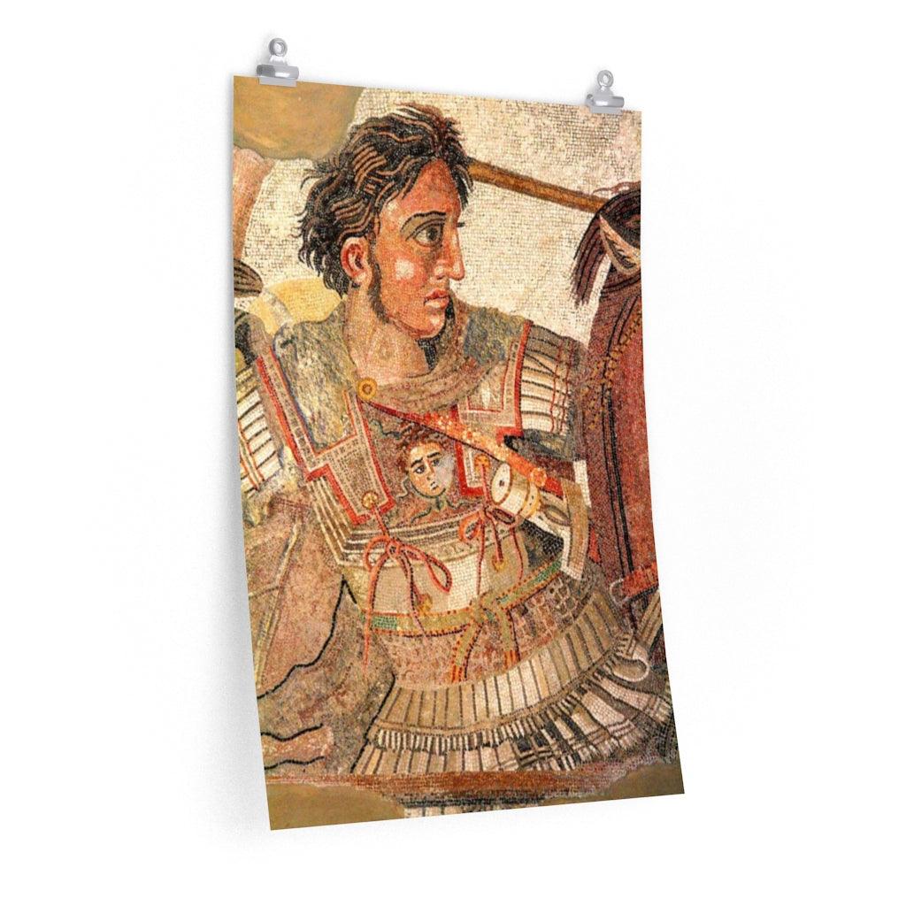 Battle Of Issus Mosaic Alexander The Great Print Poster - Art Unlimited