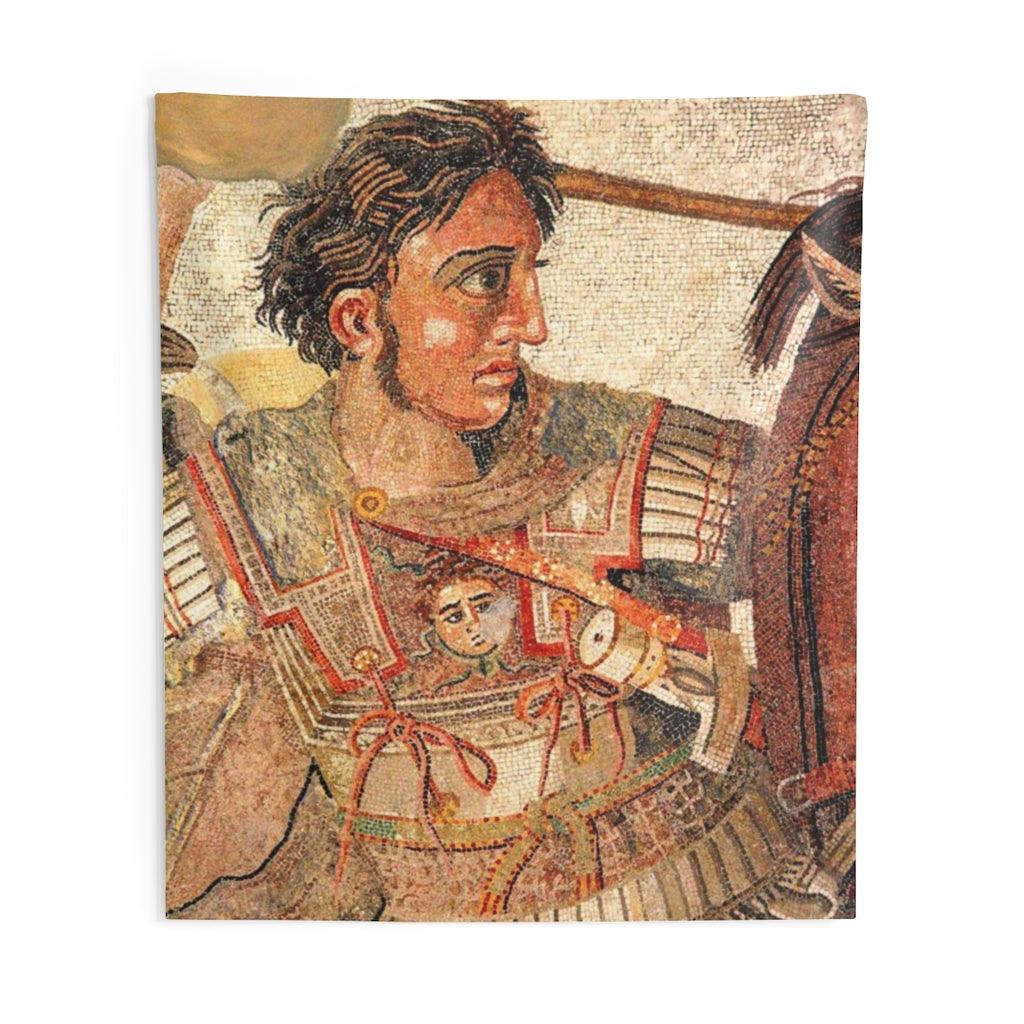 Battle Of Issus Mosaic Alexander The Great Wall Tapestry - Art Unlimited