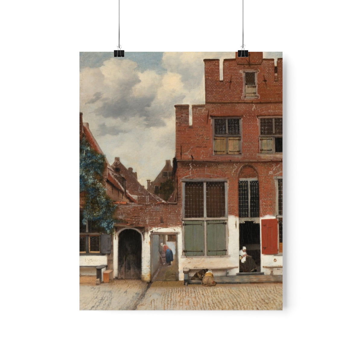 Johannes Vermeer - The Little Street - Het Straatje Print Poster