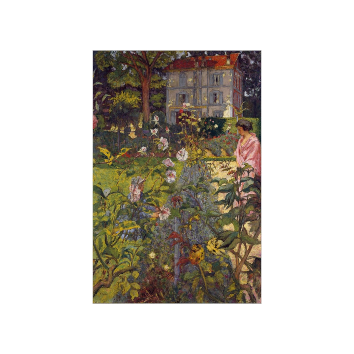 Garden At Vaucresson By Edouard Vuillard Print Poster