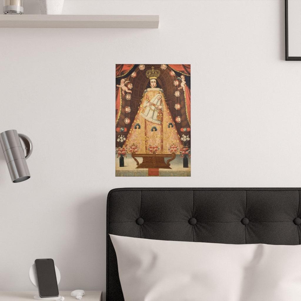 Virgin Of Bethlehem - Christ And Mary Print Poster - Art Unlimited