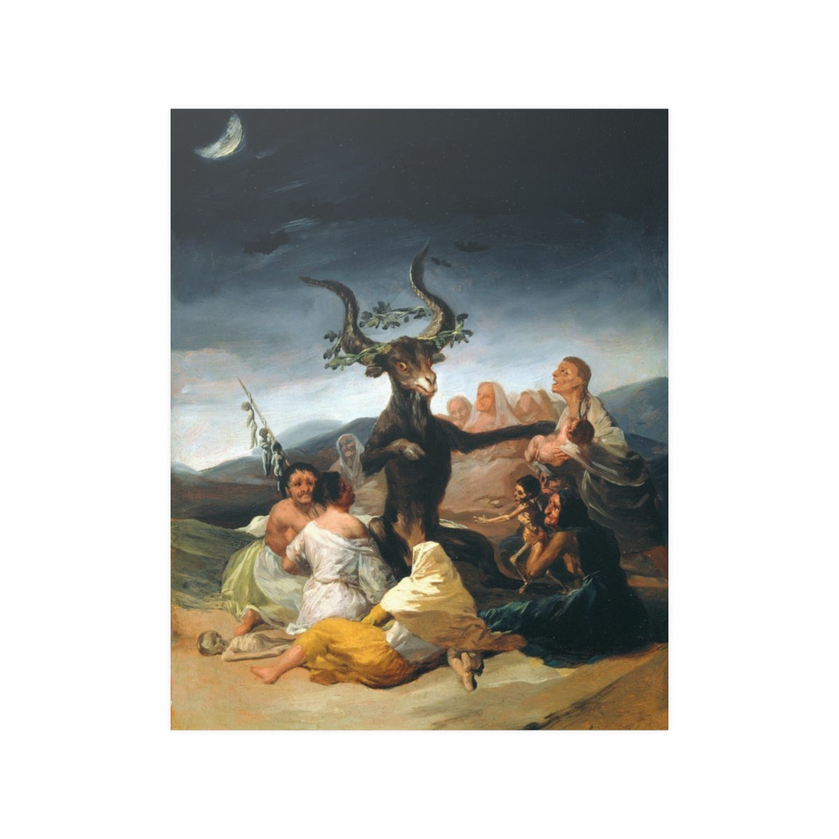 Witches Of Sabbath Francisco Goya Print Poster