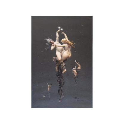 Twin Stars - Witches Sabbath By Luis Ricardo Falero Print Poster - Art Unlimited