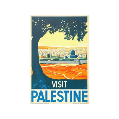 Visit Palestine Vintage Poster - Art Unlimited