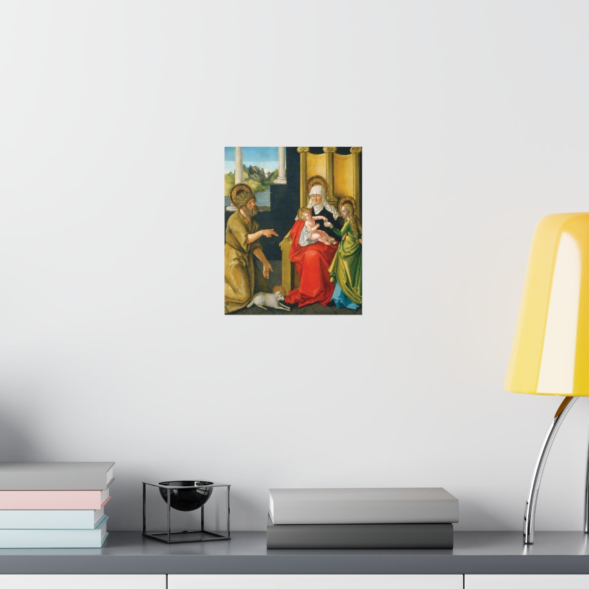 Saint Anne - Grandmother Of The Church - Patron Of Housewives Print Poster