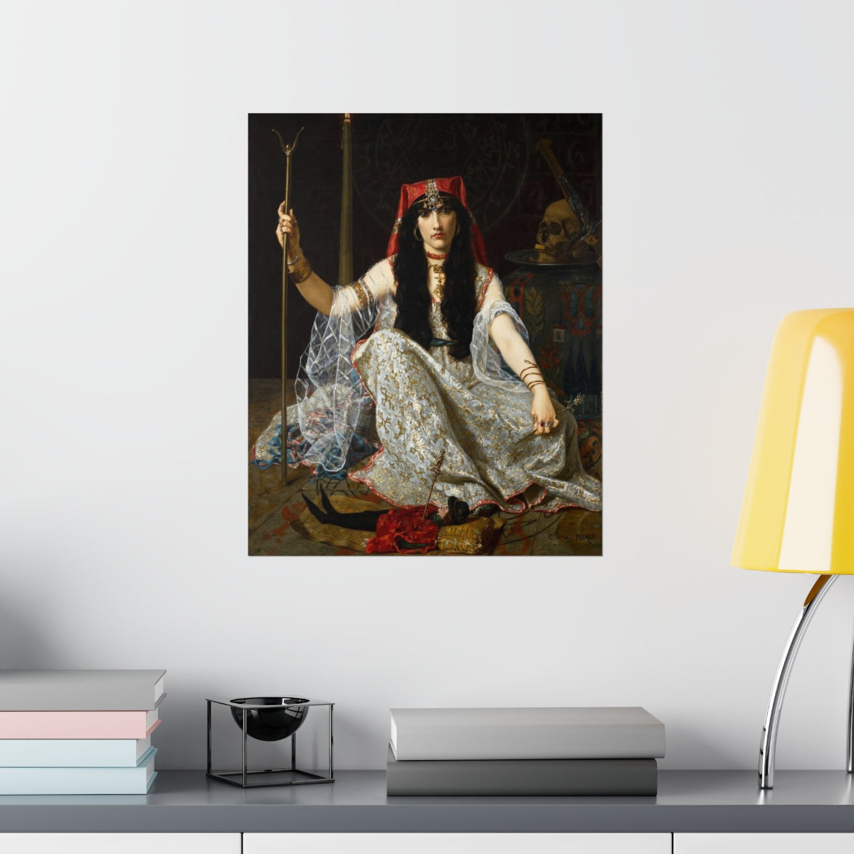 The Sorceress - L Envouteuse Witch Gothic Print Poster