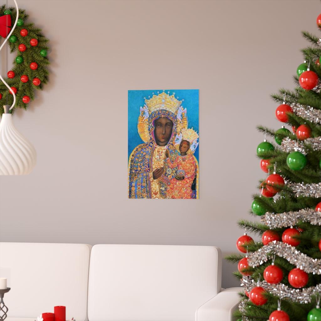 Our Lady Of Czestochowa Black Madonna Print Poster - Art Unlimited