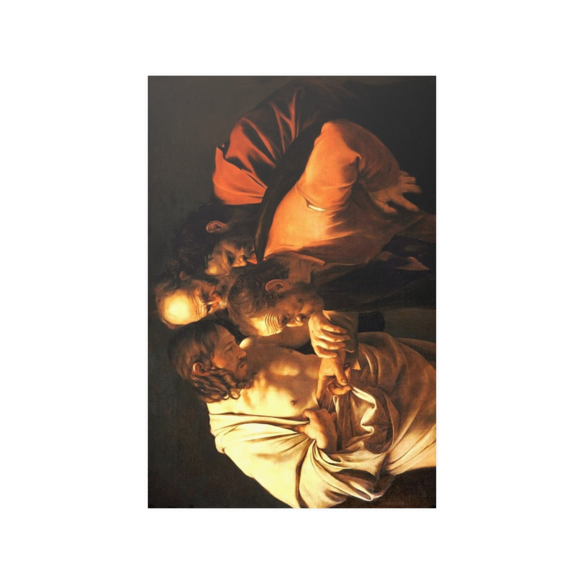 Caravaggio - The Incredulity of Saint Thomas Print Poster