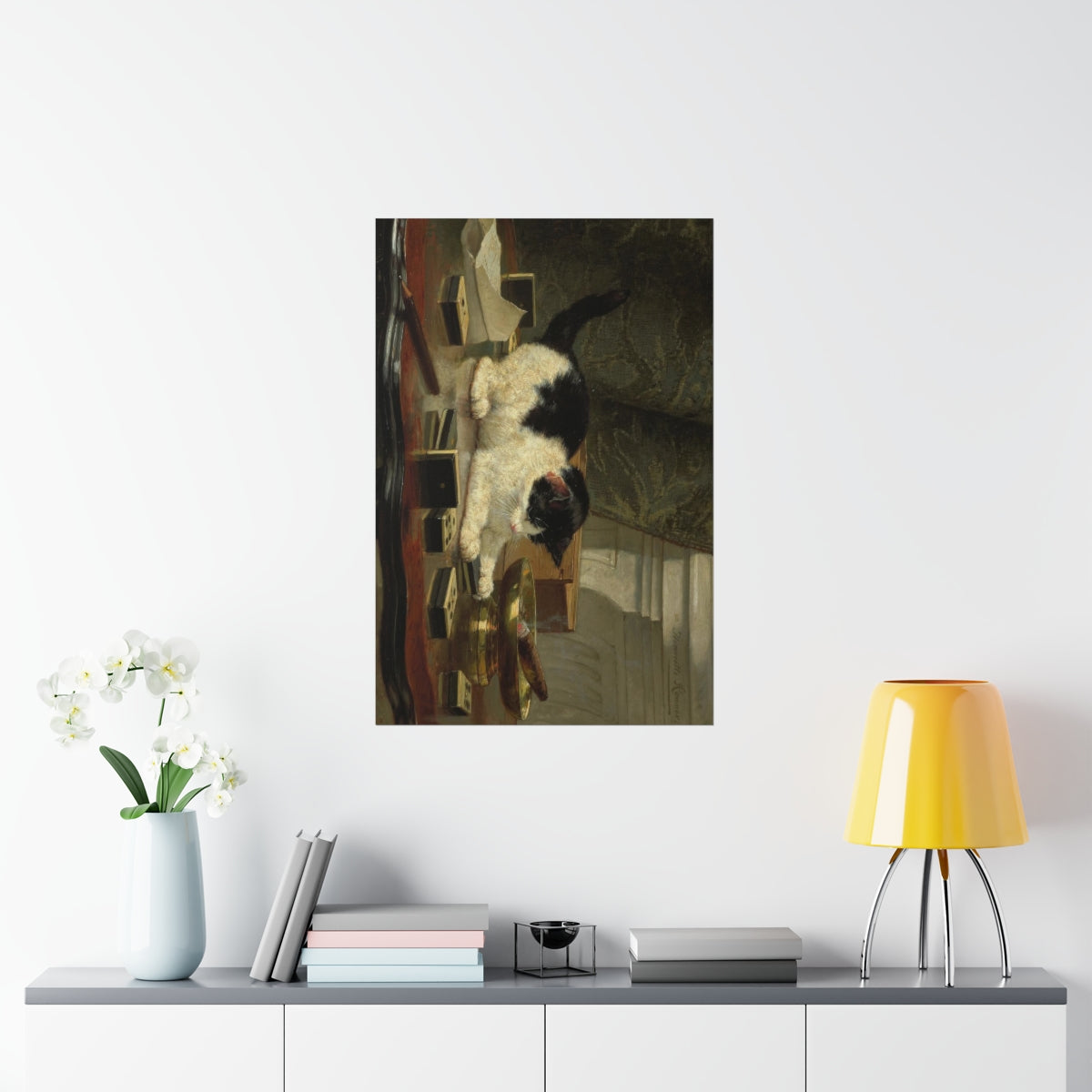 Henriette Ronner Knip - The Cat At Play Print Poster