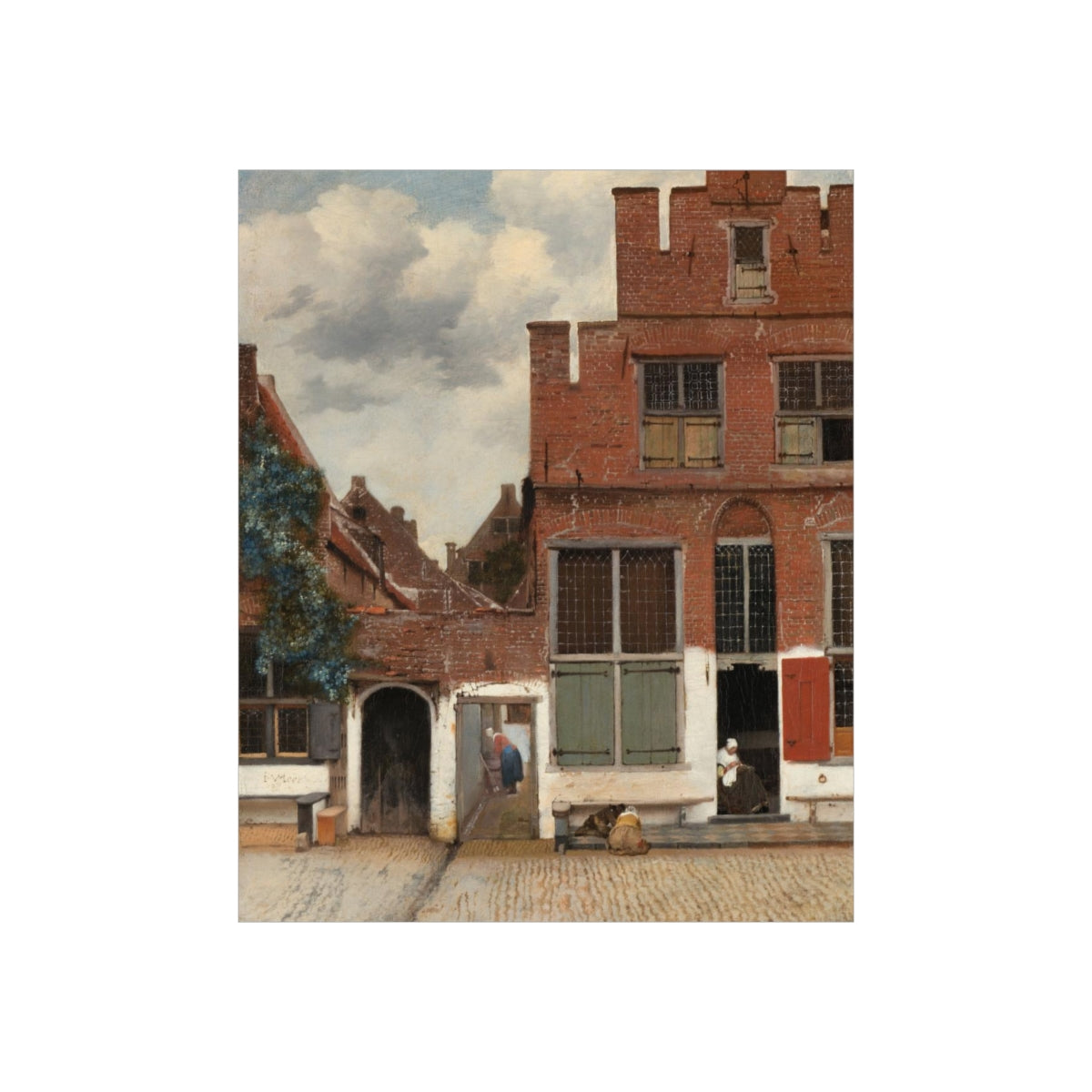 Johannes Vermeer - The Little Street - Het Straatje Print Poster