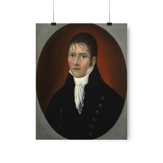 Joshua Johnson - Portrait Of Sea Captain John Murphy Print Poster