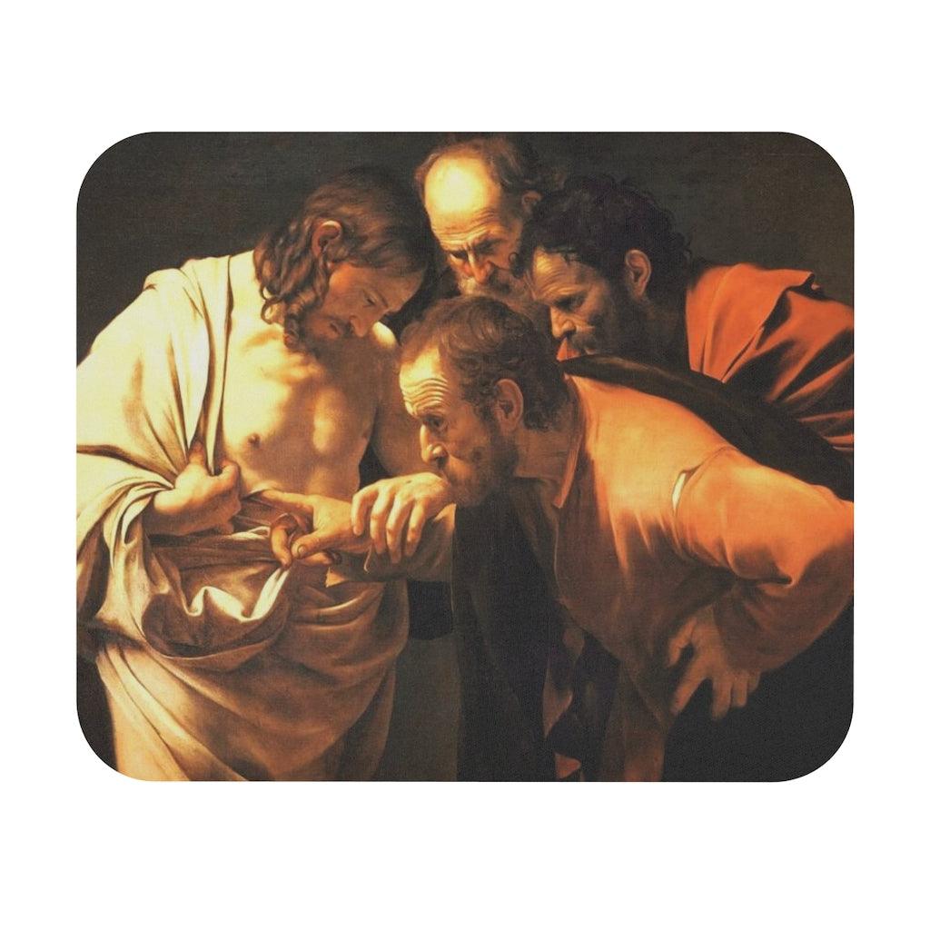 Caravaggio - The Incredulity of Saint Thomas Mouse Pad - Art Unlimited