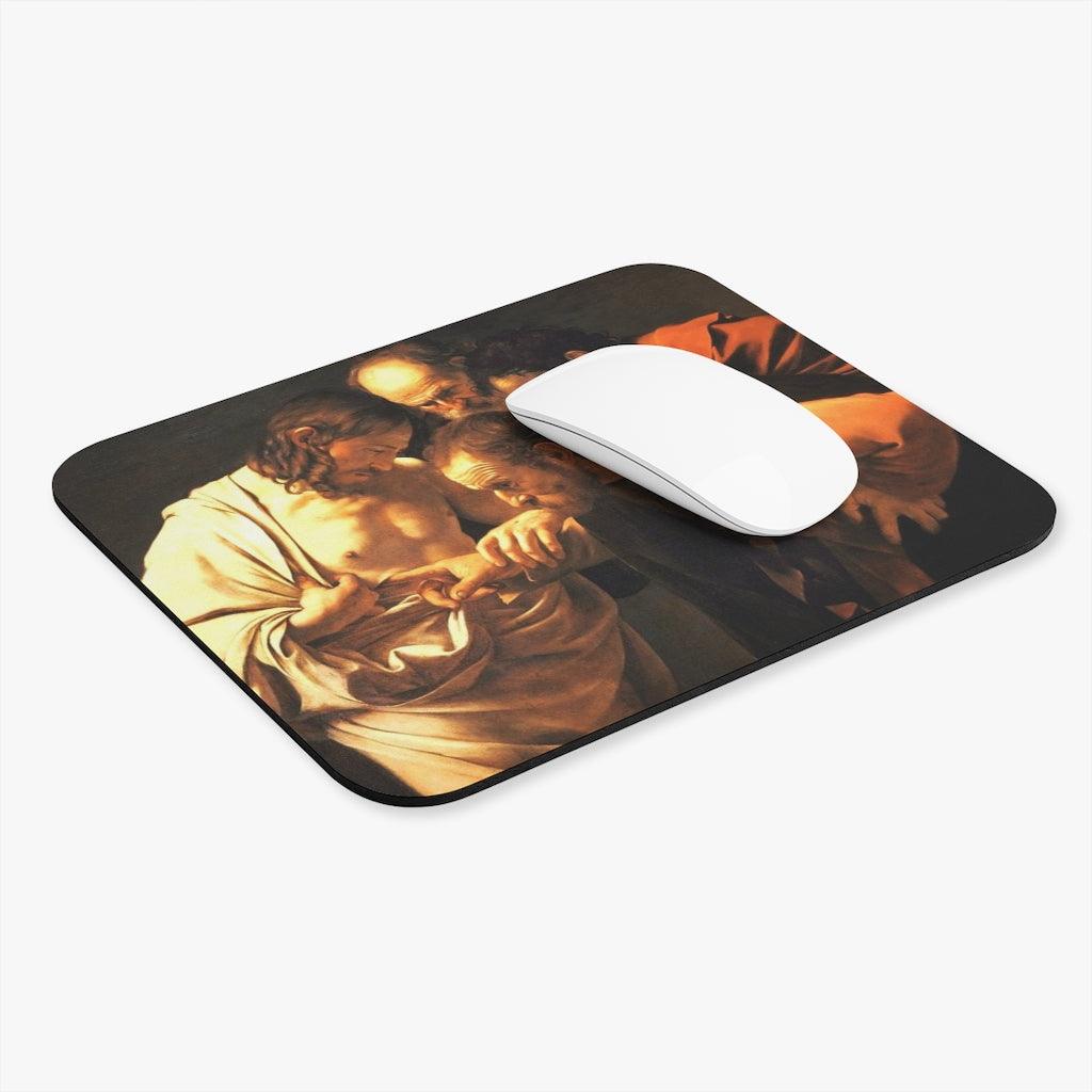 Caravaggio - The Incredulity of Saint Thomas Mouse Pad - Art Unlimited