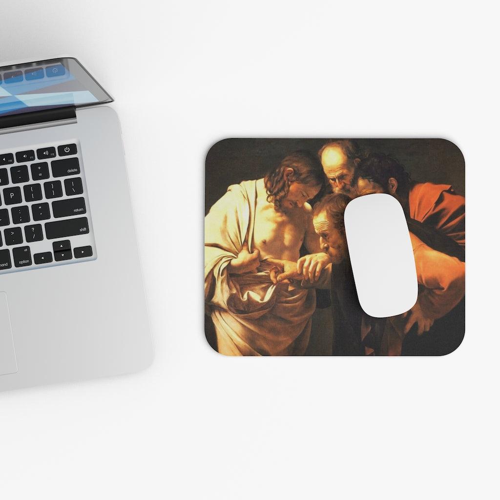 Caravaggio - The Incredulity of Saint Thomas Mouse Pad - Art Unlimited