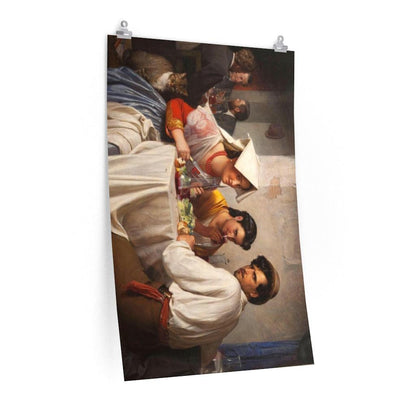 Carl Bloch In A Roman Osteria Print Poster - Art Unlimited