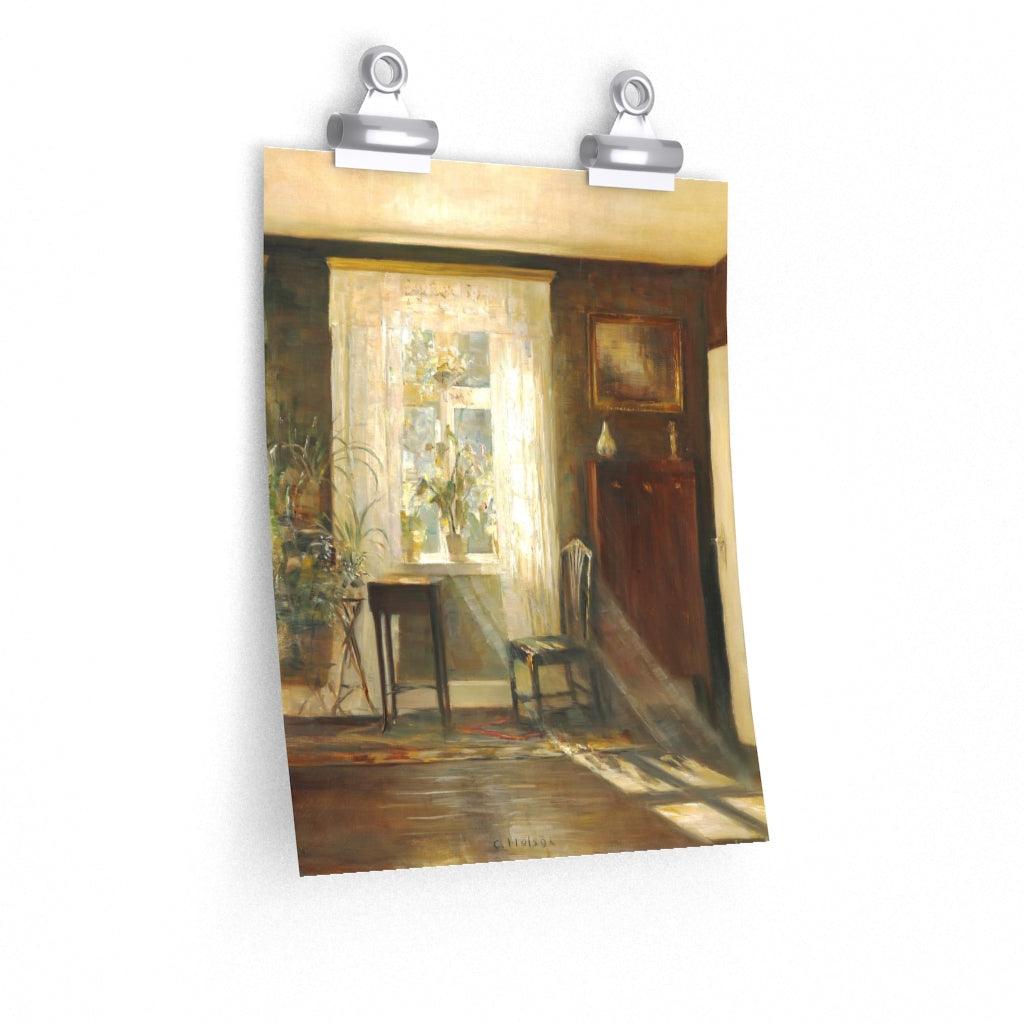 Carl Holsoe Sunshine In The Living Room Print Poster - Art Unlimited