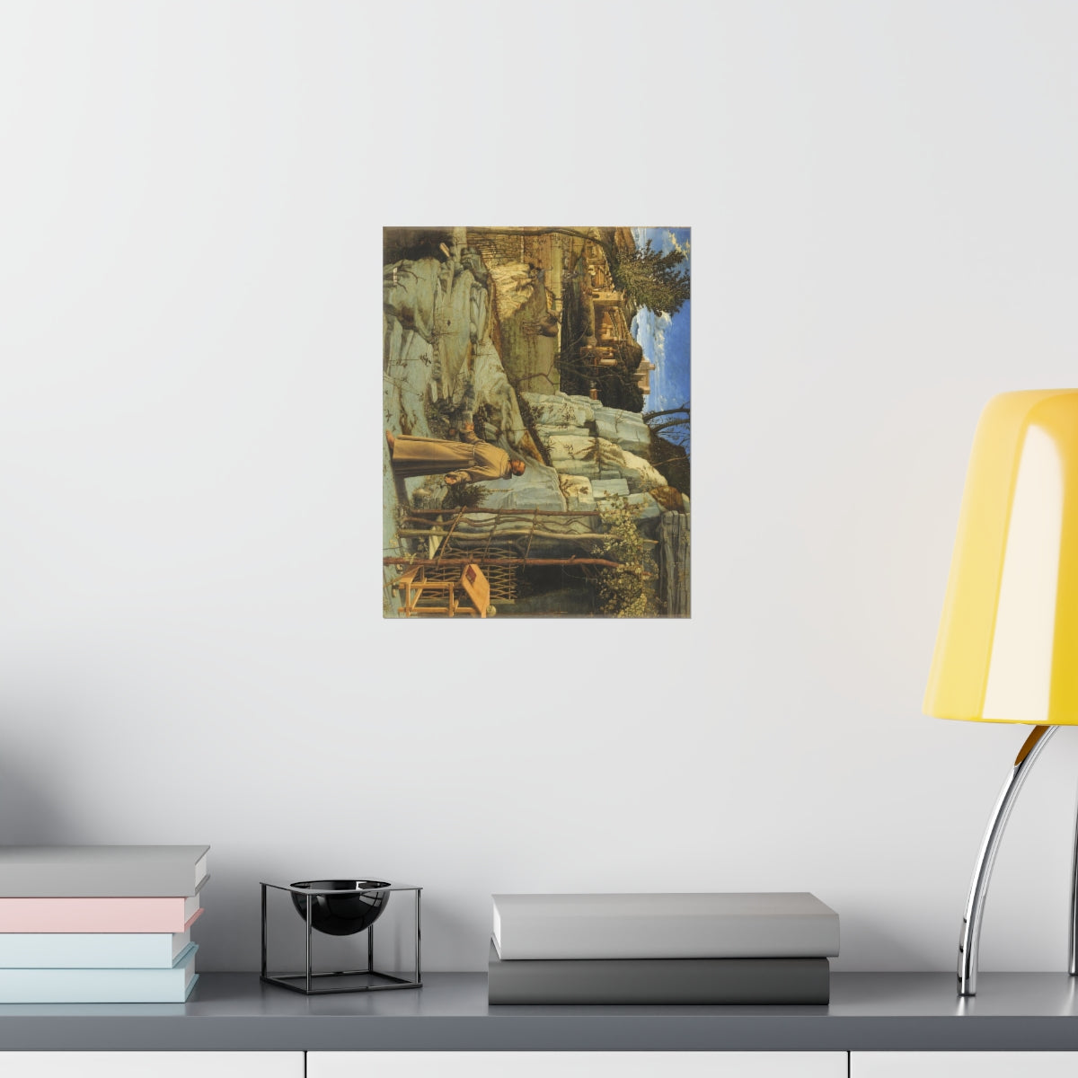 Saint Francis In The Desert By Giovanni Bellini Print Poster