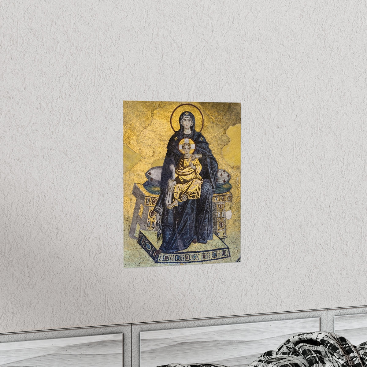 Theotokos The Virgin and Child Hagia Sophia Print Poster