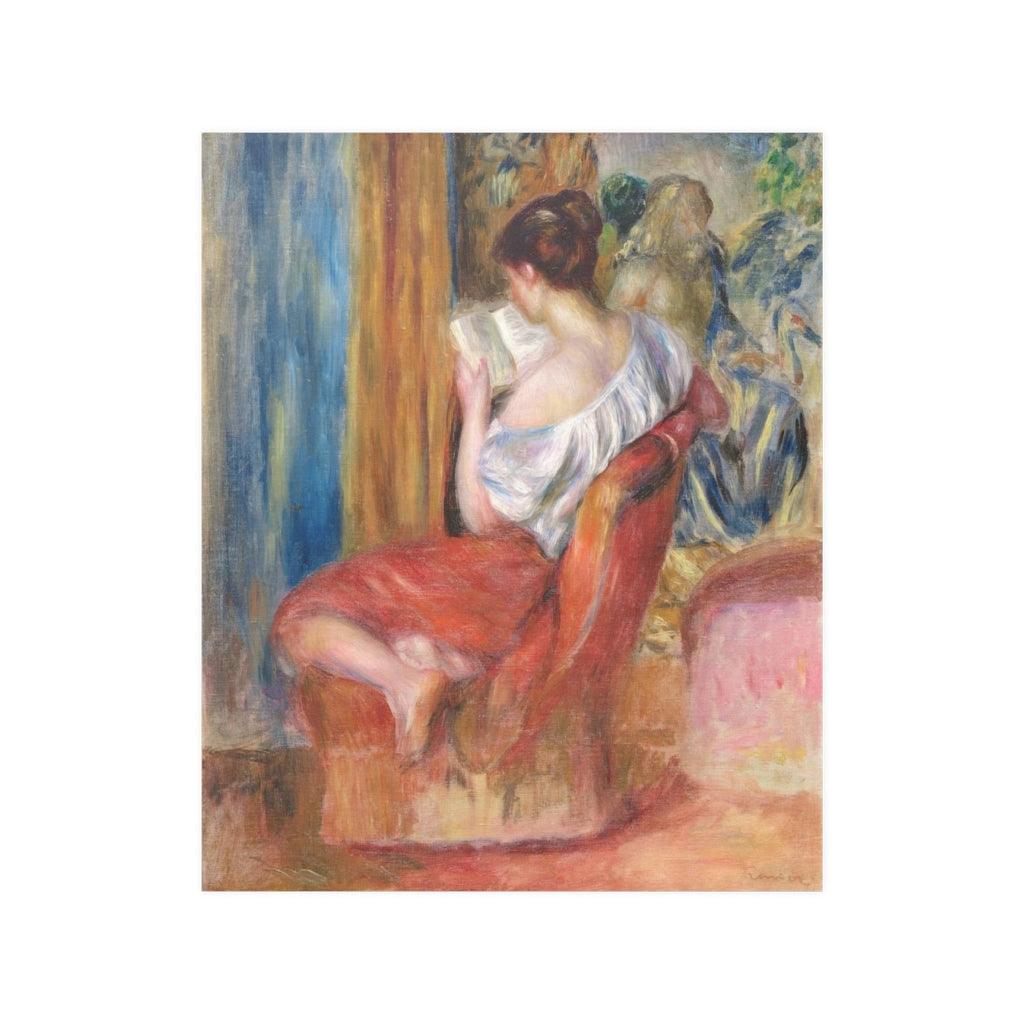 Pierre Auguste Renoir Reading Woman 1900 Print Poster - Art Unlimited